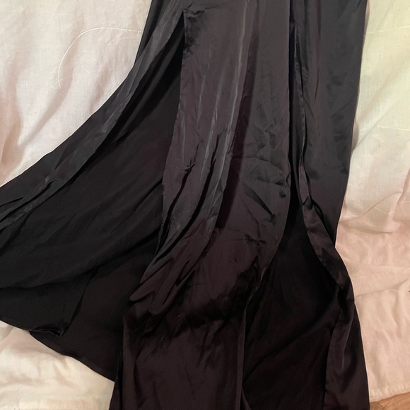 Killstar Pentagram Harness Silky Maxi Dress - Picture 3 of 5